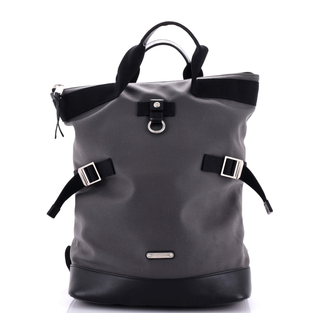 Saint Laurent Rivington Race Convertible Backpack Canvas with Leather