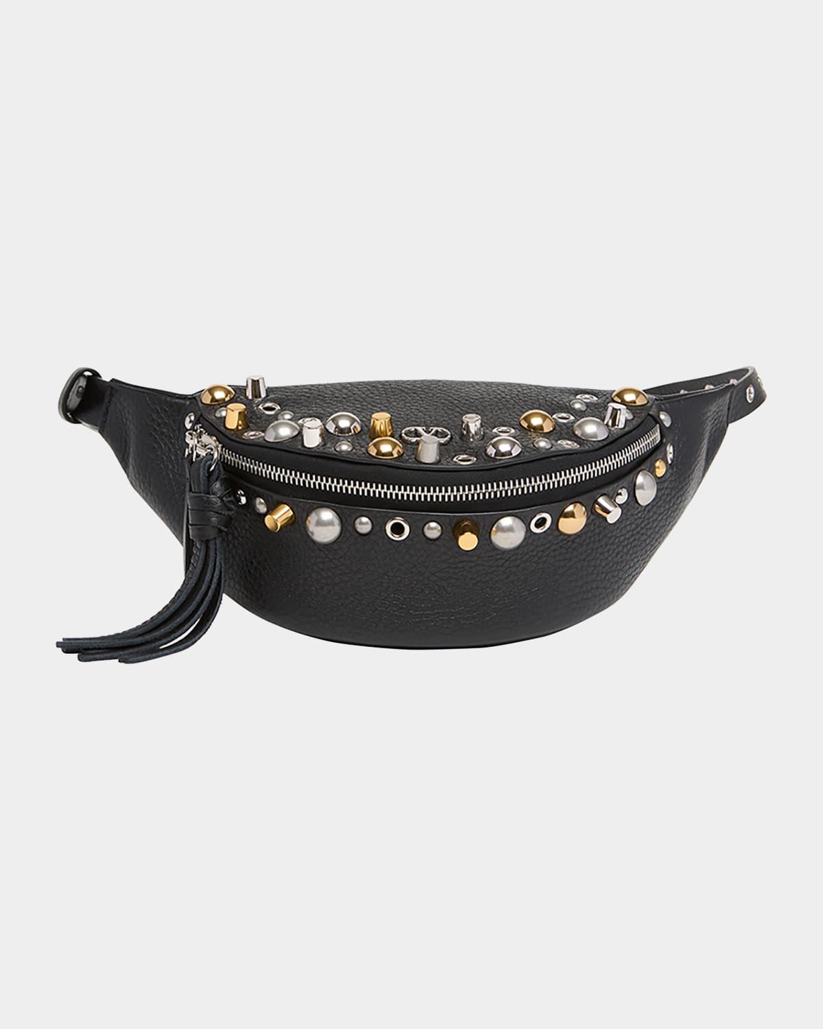 Valentino Men's Nellcote Studded Leather Belt Bag