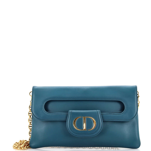 DiorDouble Chain Bag Leather Medium
