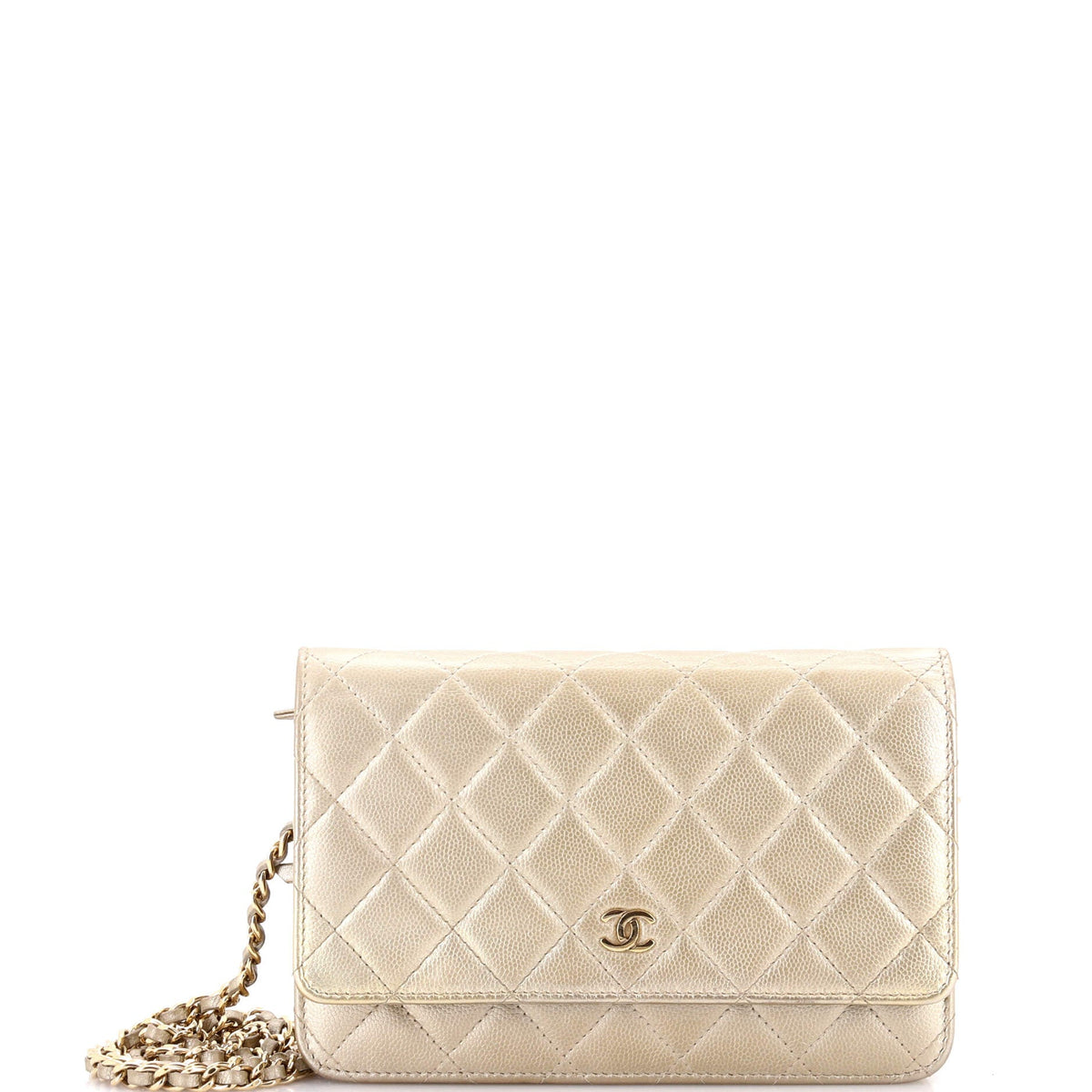 Chanel CHANEL Wallet on Chain Quilted Caviar