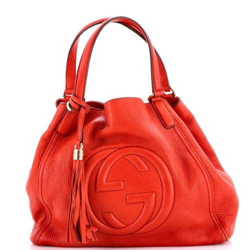 GUCCI Soho Shoulder Bag Leather Medium