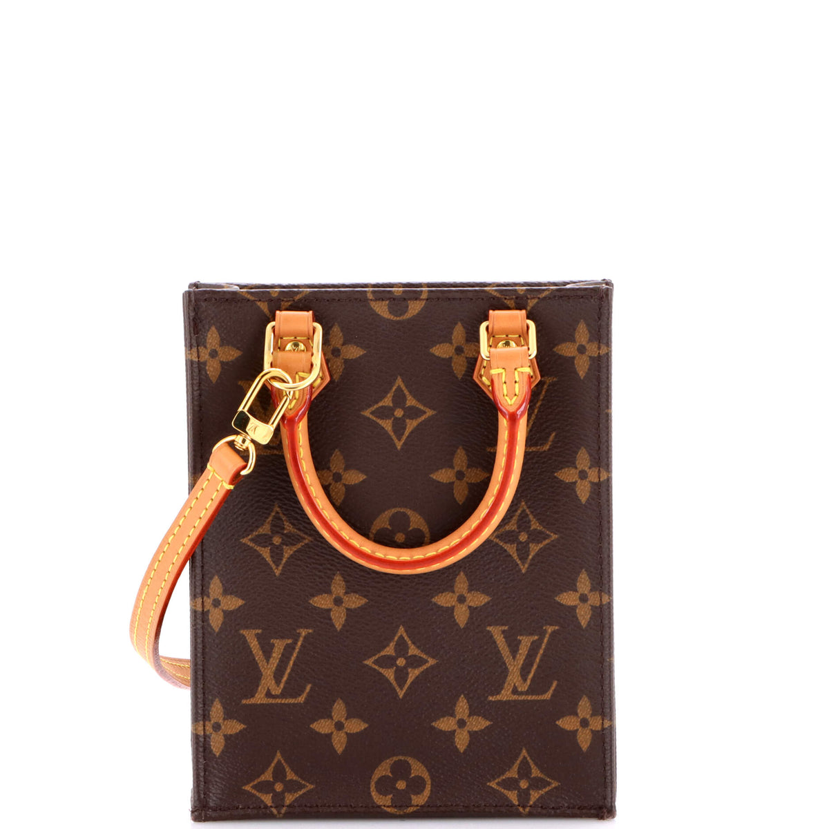 Louis Vuitton Petit Sac Plat Bag Monogram Canvas