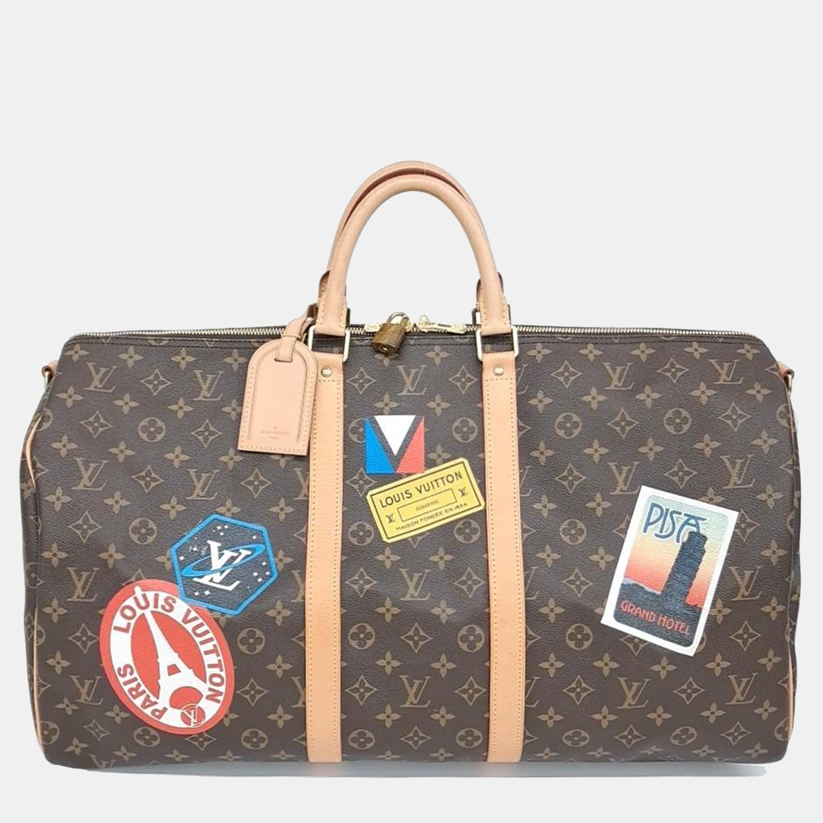 Louis Vuitton World Tour Bandouliere Keepall 55 Tasche