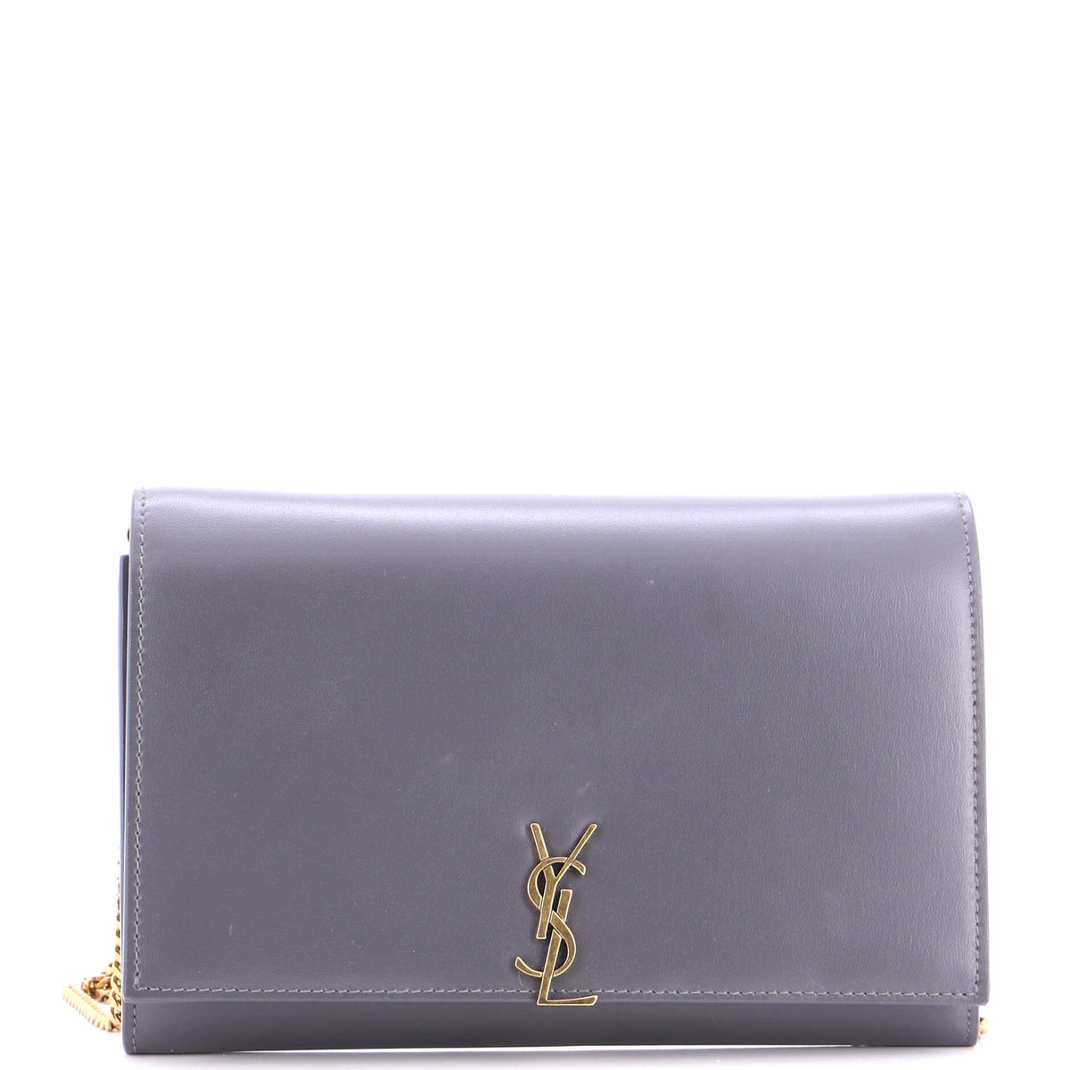 Saint Laurent Classic Monogram Flap Chain Wallet Leather