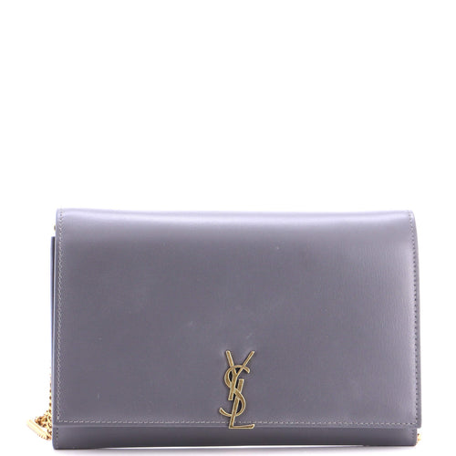 Classic Monogram Flap Chain Wallet Leather
