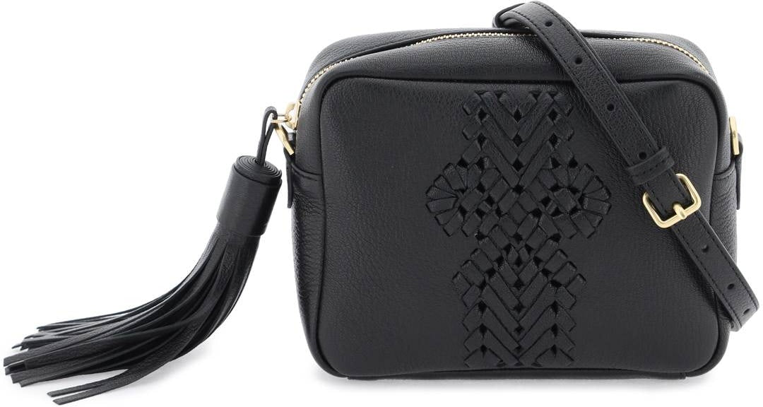 Anya Hindmarch Women's Neeson Tassel Crossbody Bag in Black | 5050925192293