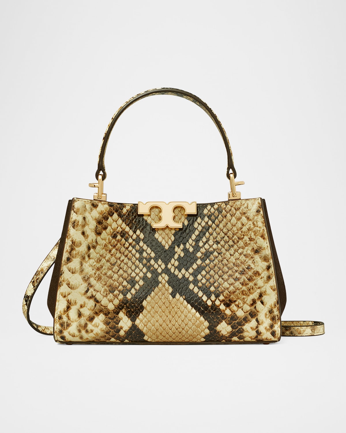 Boss Eleanor Mini Snake-Embossed Satchel Bag