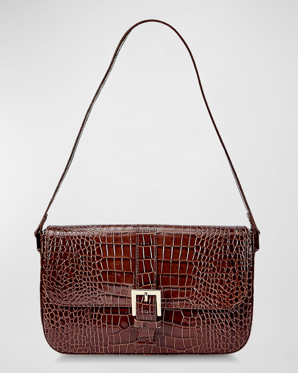 Boss Margot Mock-Croc Shoulder Bag