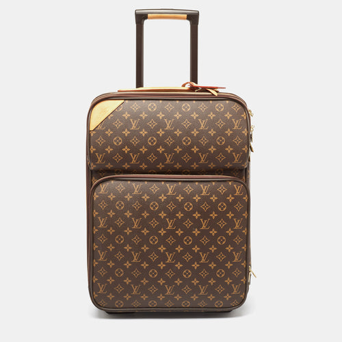 Monogram Canvas Business Pegase 55 Luggage