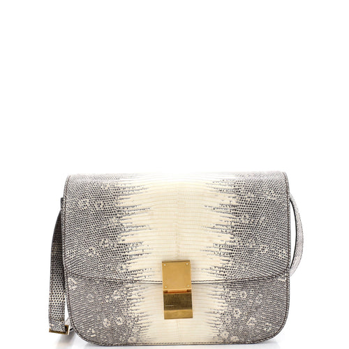 CELINE Classic Box Bag Lizard Medium