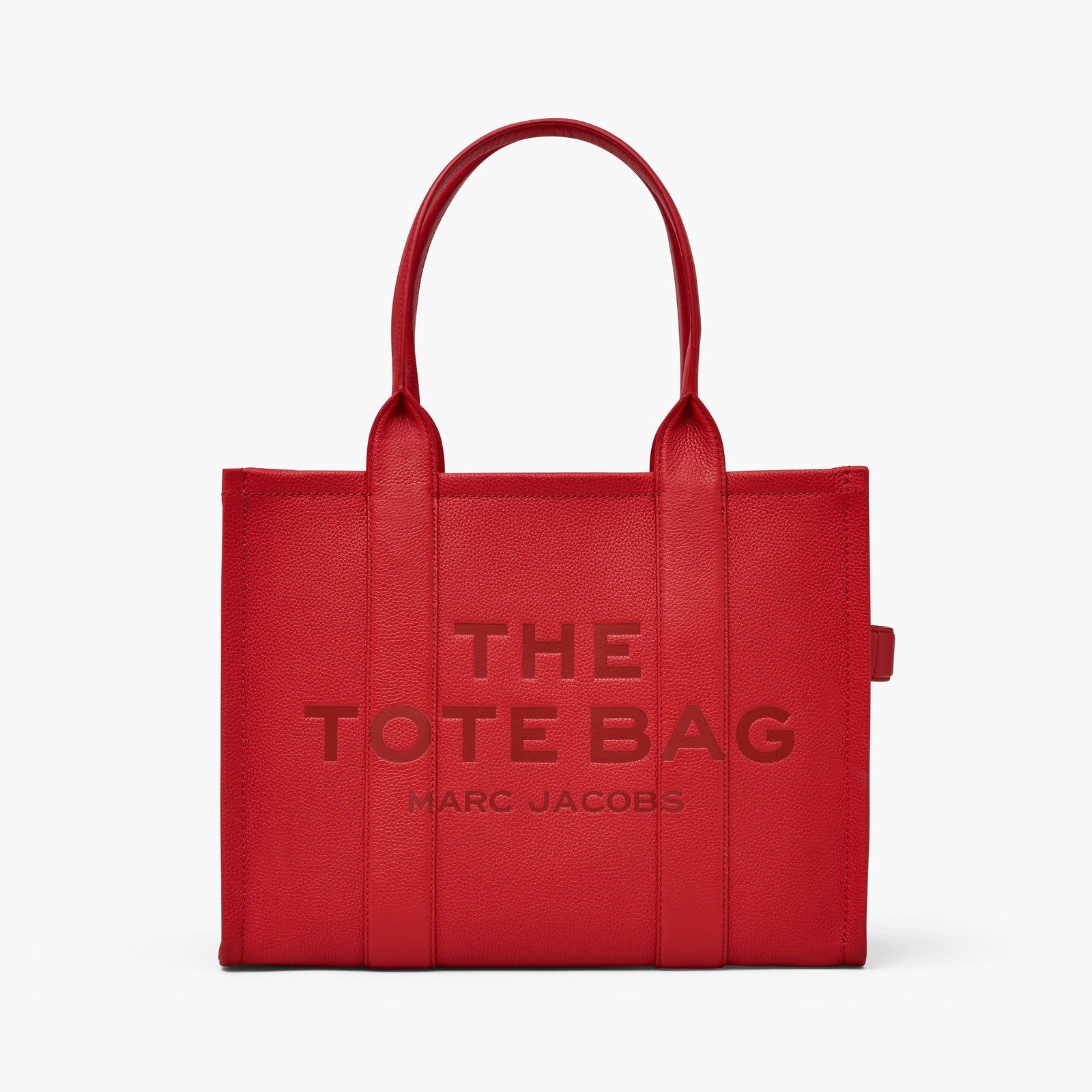 Marc Jacobs The Leather Large Tote Bag in True Red