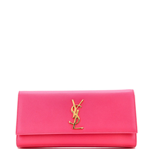 Classic Monogram Clutch Leather Long