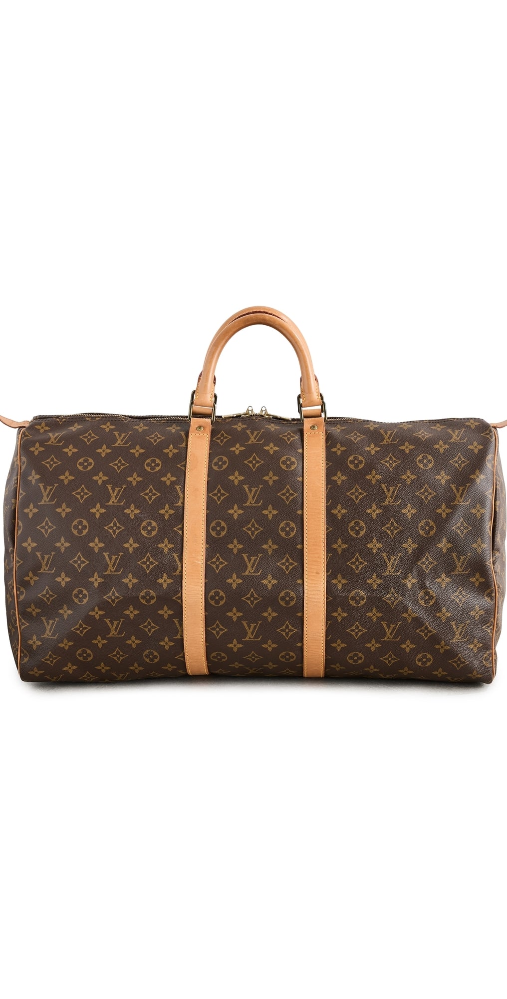 What Goes Around Comes Around Lv Monogram Ab Keep All 55 Bag Brown One Size