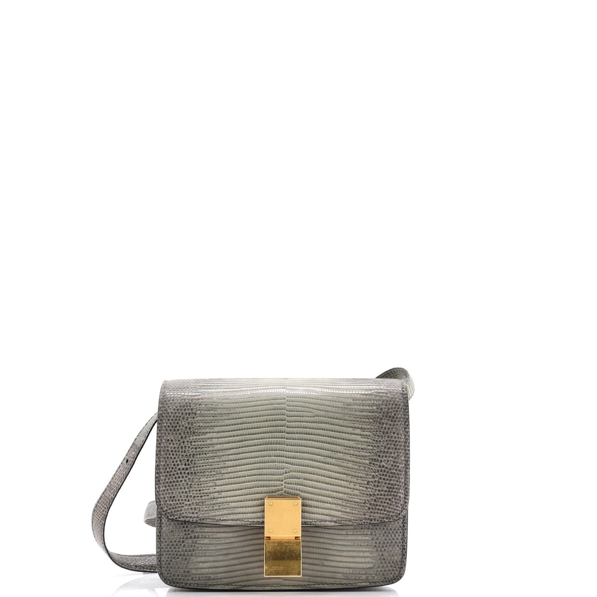 Celine CELINE Classic Box Bag Lizard Teen