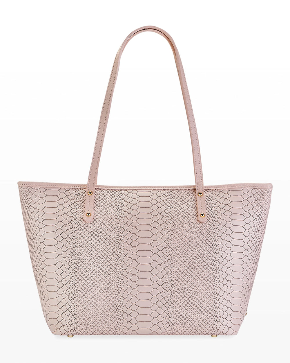 Taylor Snake-Embossed Tote Bag