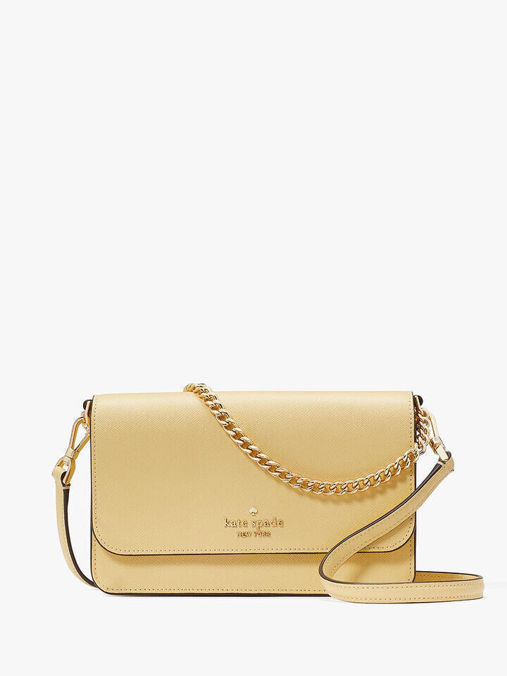 Kate Spade Au Madison Saffiano Leather Willow Flap Convertible Crossbody