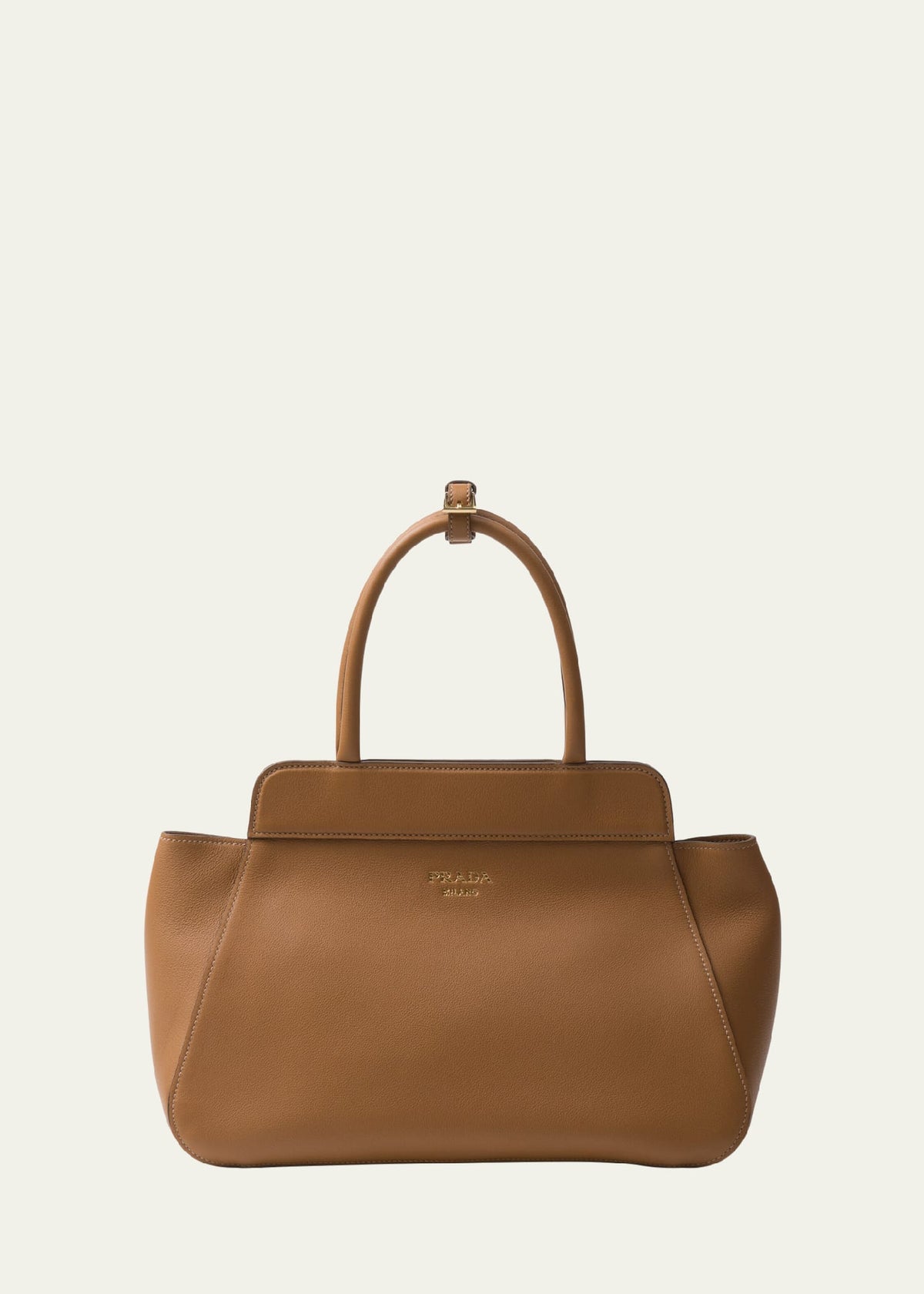 Prada Medium Leather Tote Bag