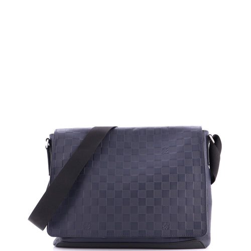 District NM Messenger Bag Damier Infini Leather MM