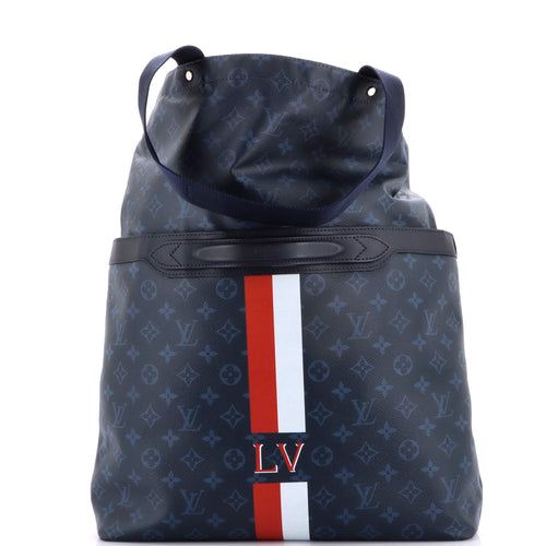 Ultralight Tote Monogram Cobalt Canvas