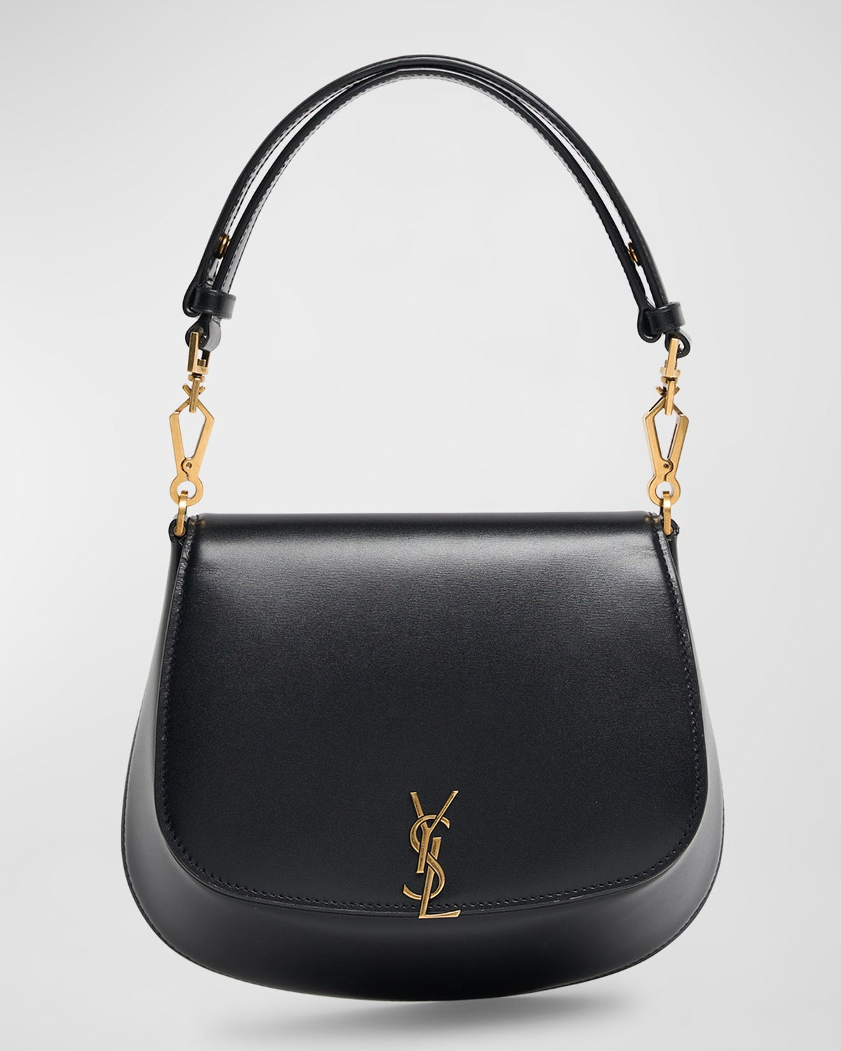 Saint Laurent Voltaire Top-Handle Bag in Smooth Leather