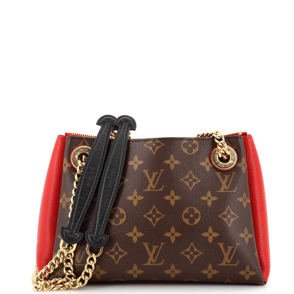 Louis Vuitton Surene Handbag Monogram Canvas with Leather BB