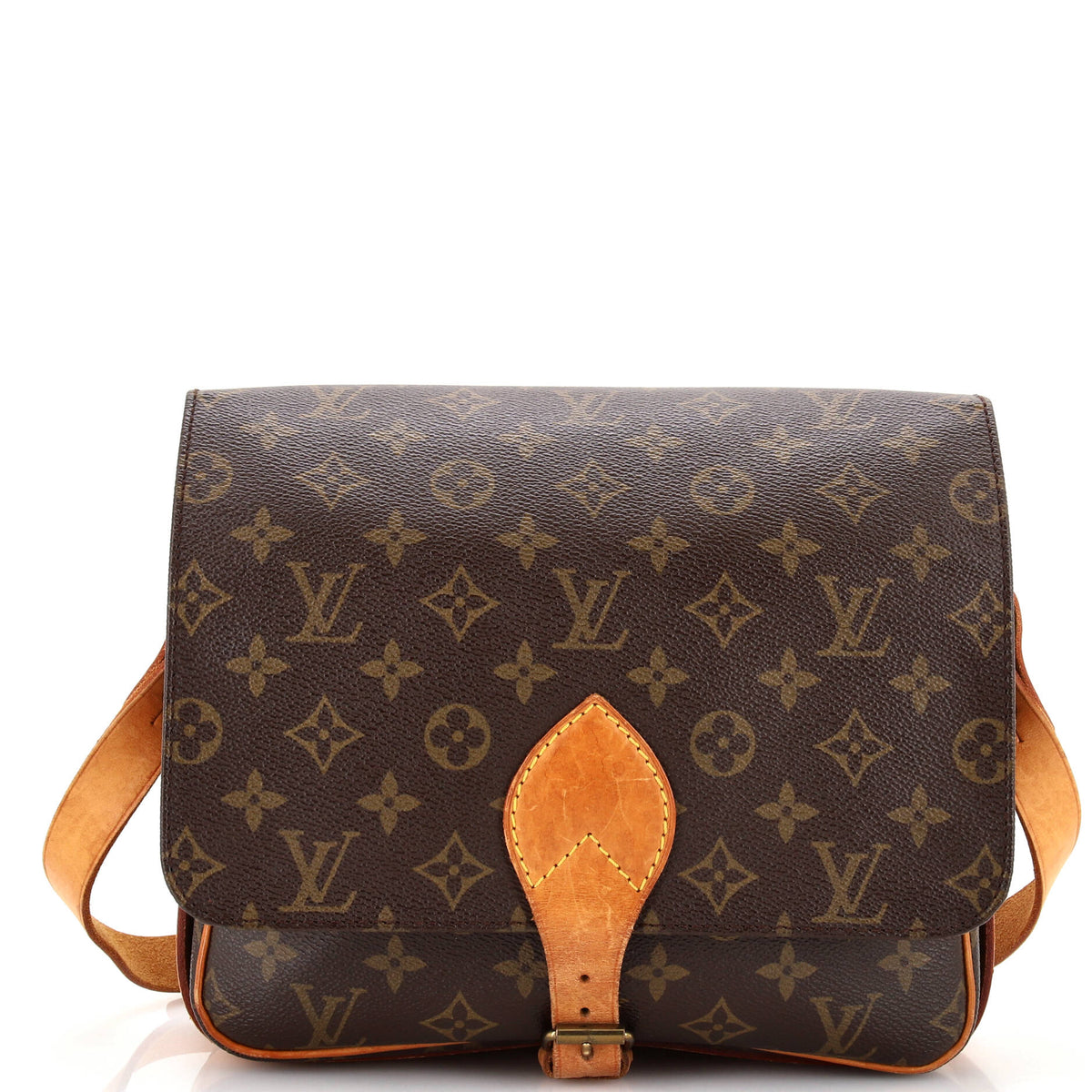 Louis Vuitton Cartouchiere Handbag Monogram Canvas GM