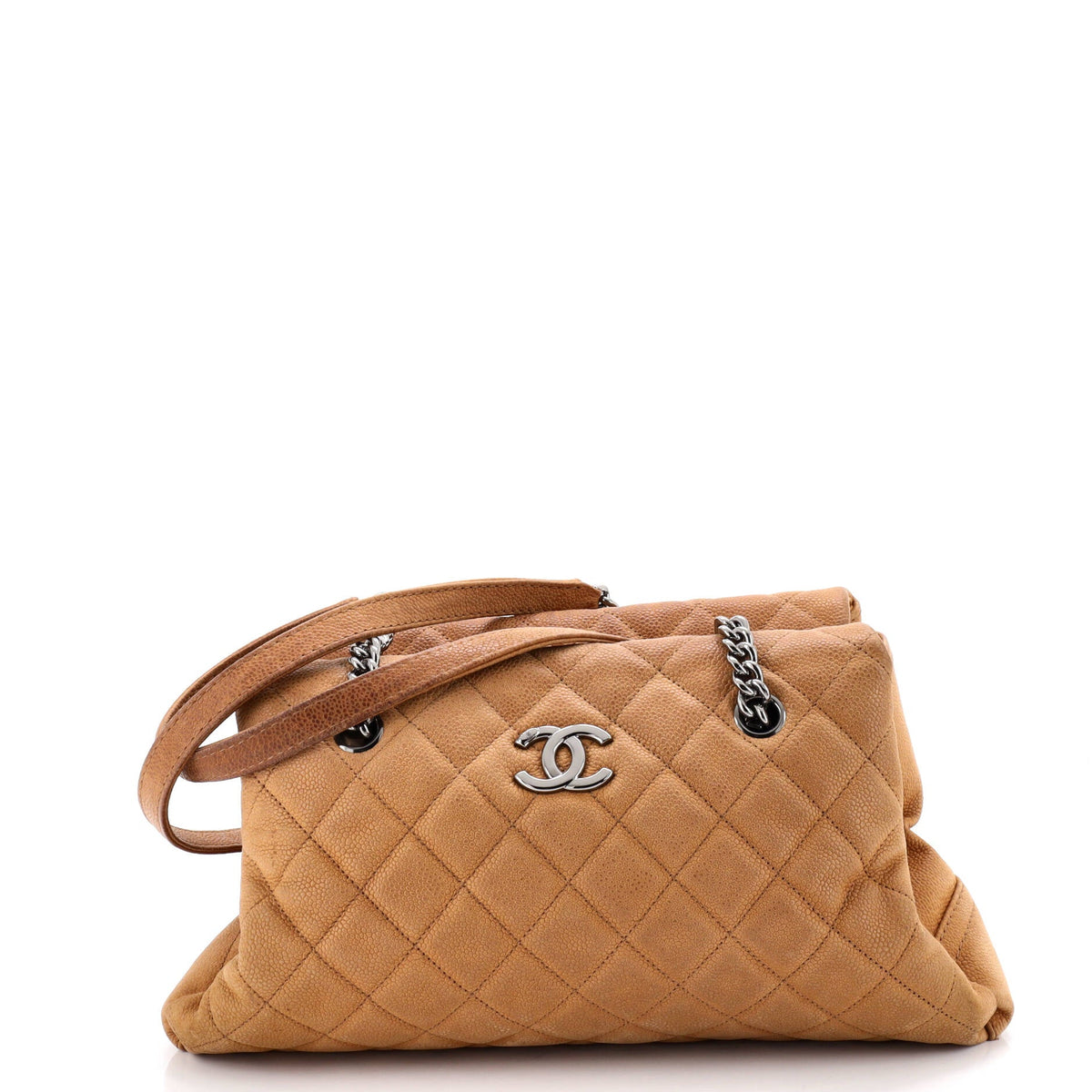 Chanel CHANEL Lady Pearly Tote Quilted Iridescent Caviar Large