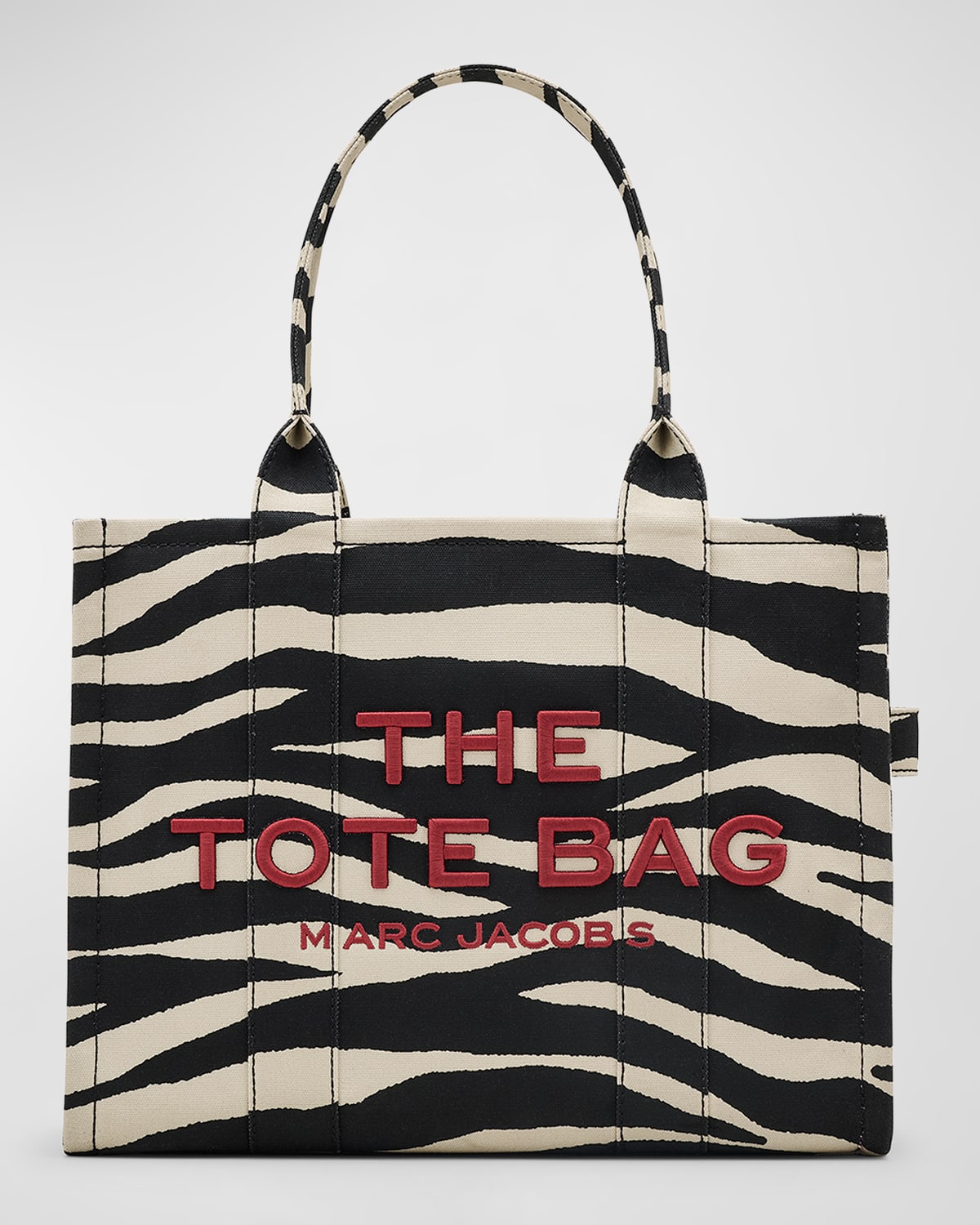 Marc Jacobs The Zebra Canvas Large Tote Bag