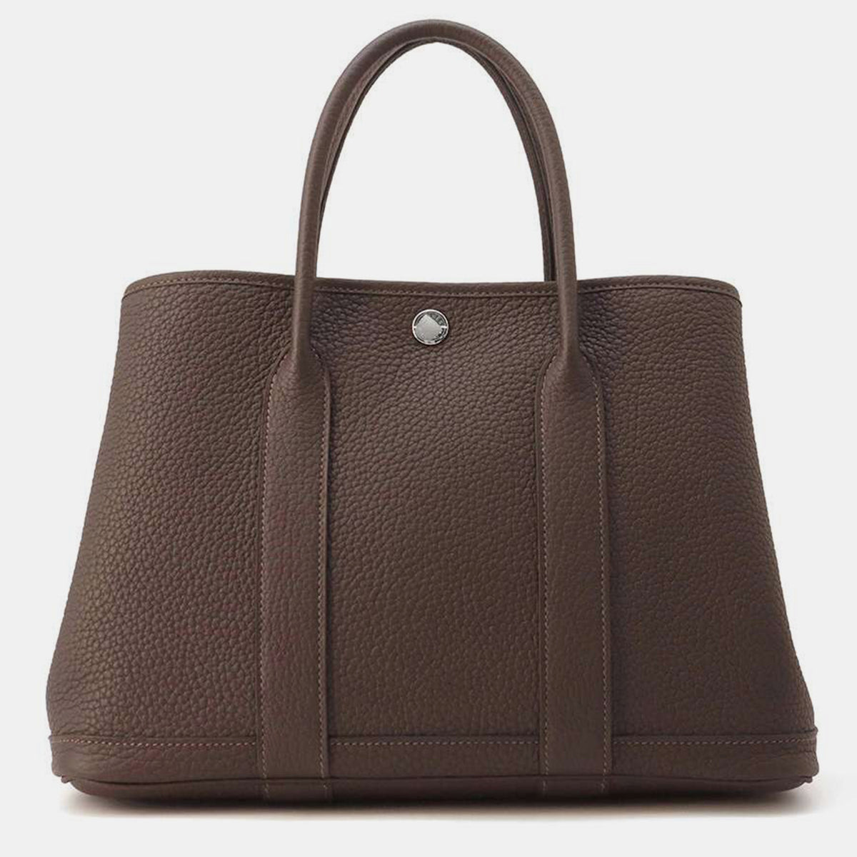 Hermès Ebene Negonda Leather Garden Party Bag Size TPM