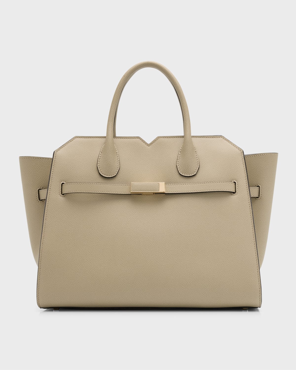 Valextra Milano Medium Leather Tote Bag