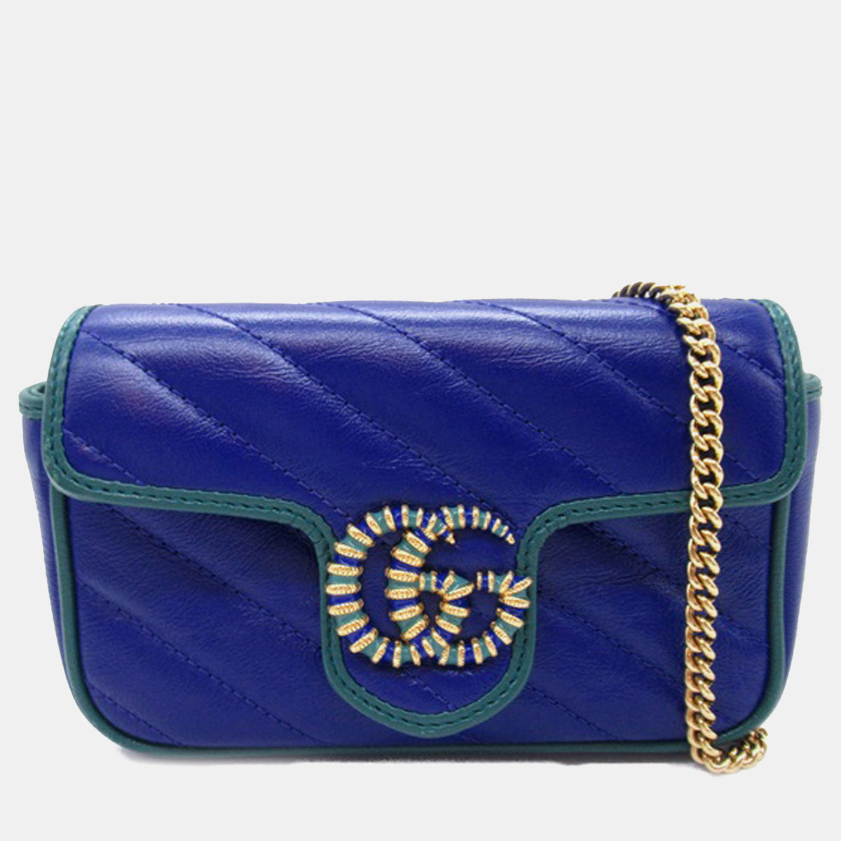 Gucci Super Mini GG Marmont Torchon Crossbody Bag