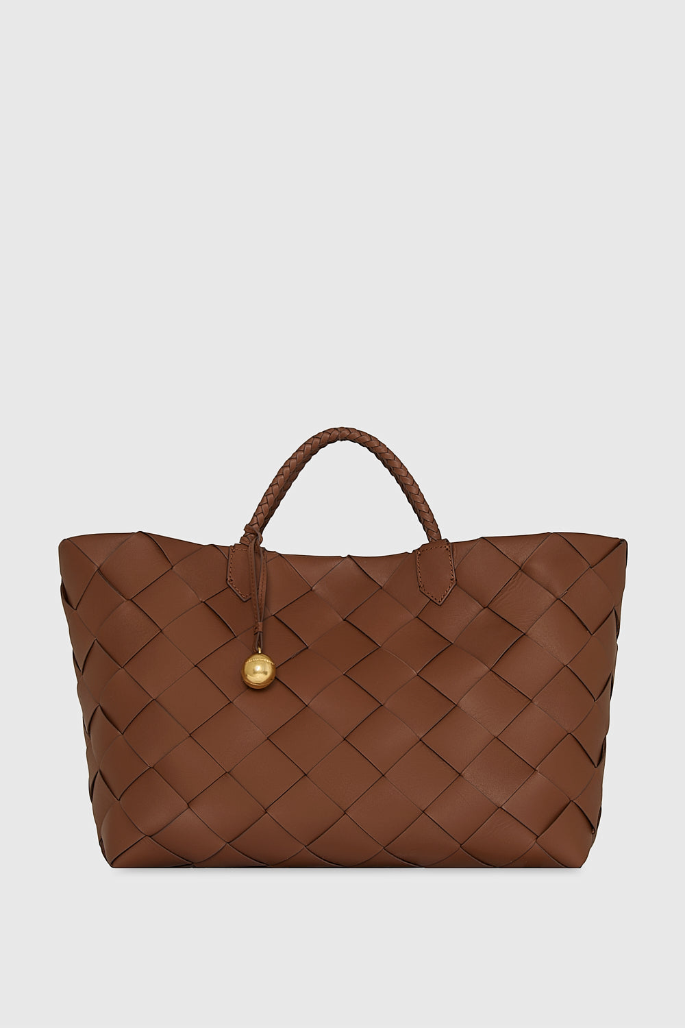 Rebecca Minkoff Frankie Woven Tote Bag In Tawny