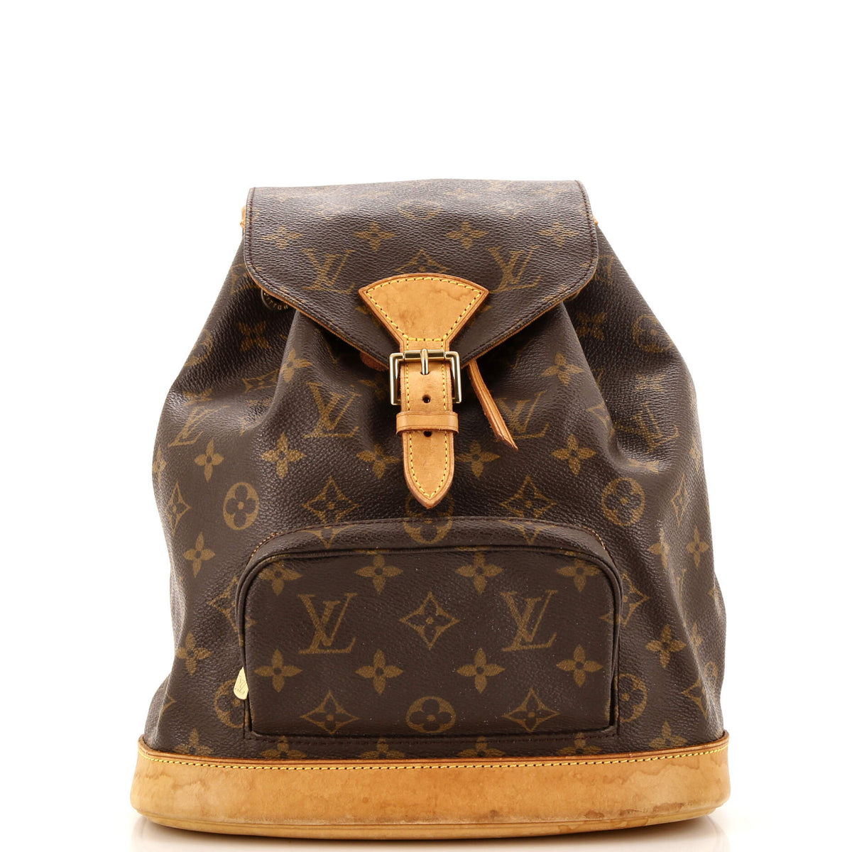 Louis Vuitton Vintage Montsouris Backpack Monogram Canvas MM