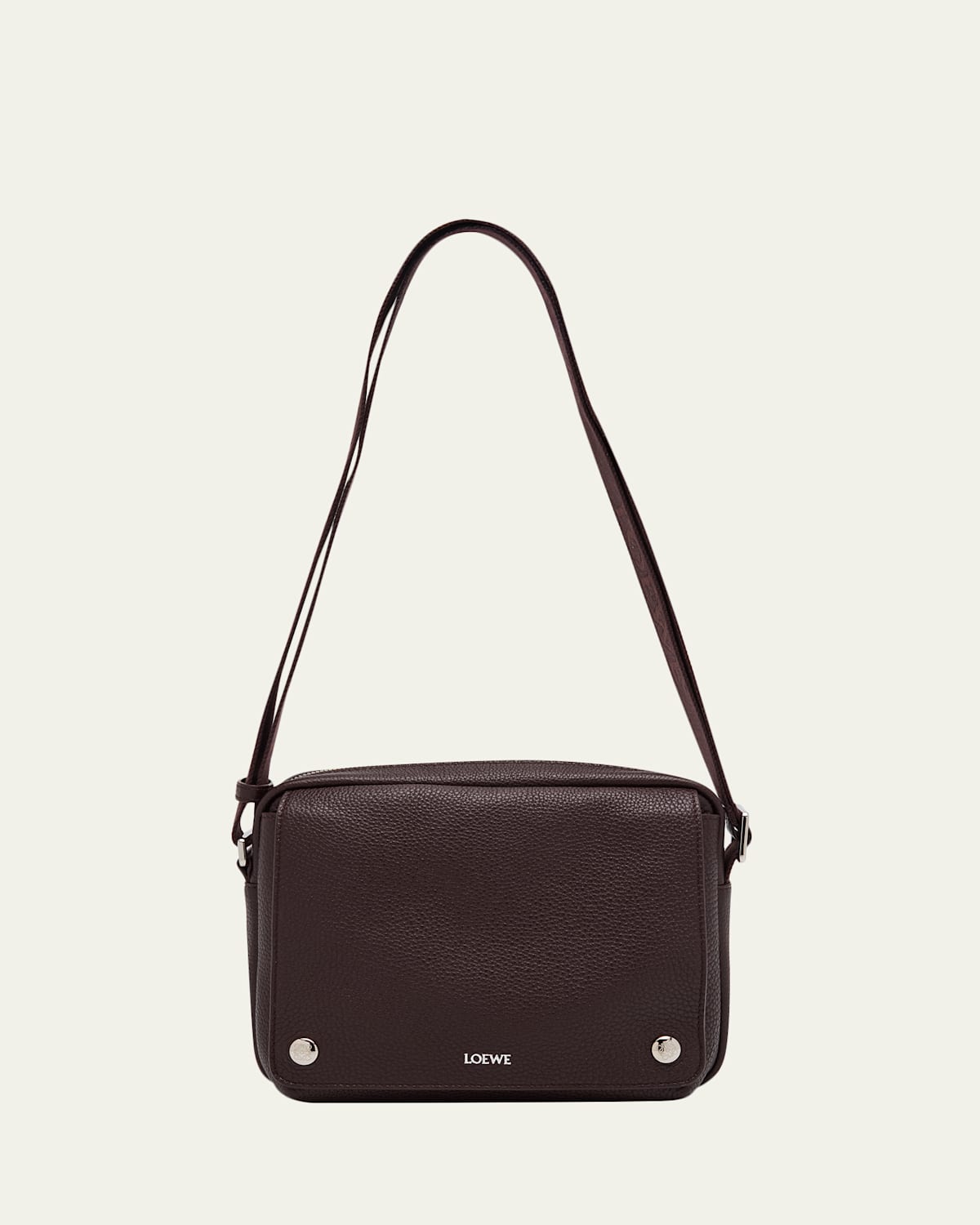 Loewe Men's Medium Pebble Grained Calfskin Messenger Bag