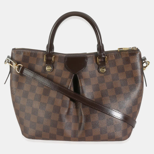 Damier Ebene Canvas Siena PM Bag
