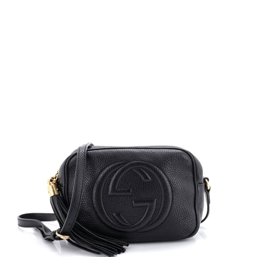 GUCCI Soho Disco Crossbody Bag Leather Small
