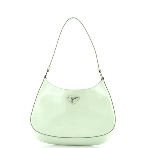 PRADA Cleo Shoulder Bag Spazzolato Leather Medium