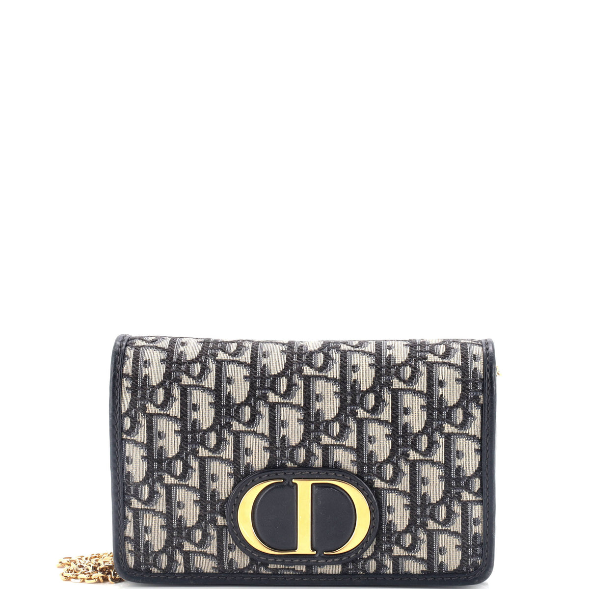 Christian Dior 30 Montaigne 2-in-1 Pouch Oblique Canvas