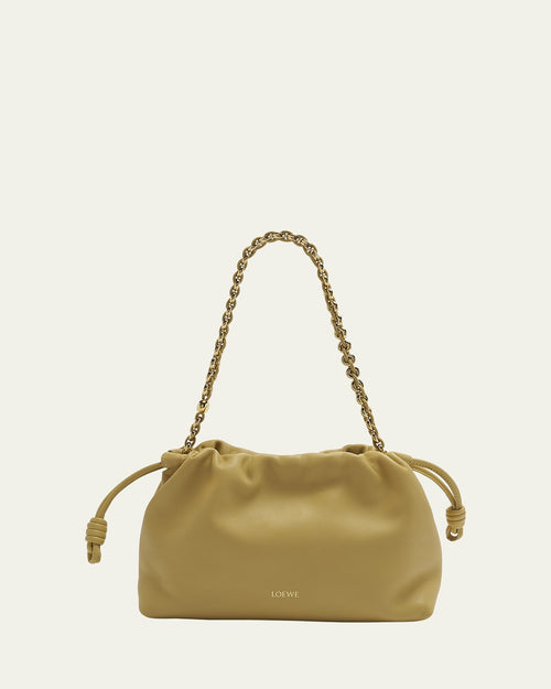 Flamenco Small Shoulder Bag in Napa Leather