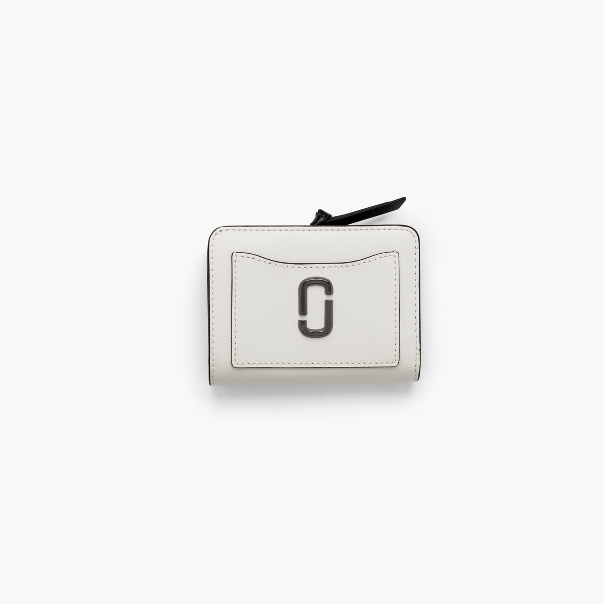 Marc Jacobs The Utility Snapshot Mini Compact Wallet in Black/White