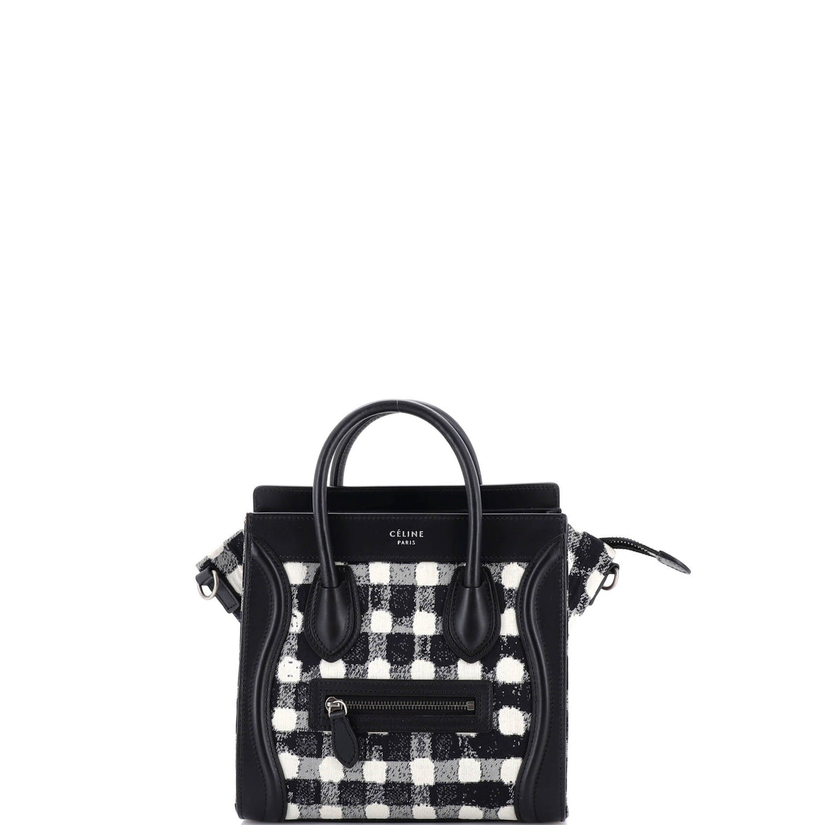 Celine CELINE Luggage Bag Tweed Nano