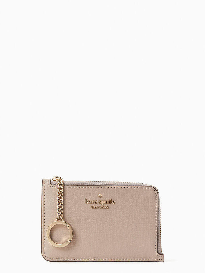 Kate Spade Au darcy refined grain leather l-zip card holder