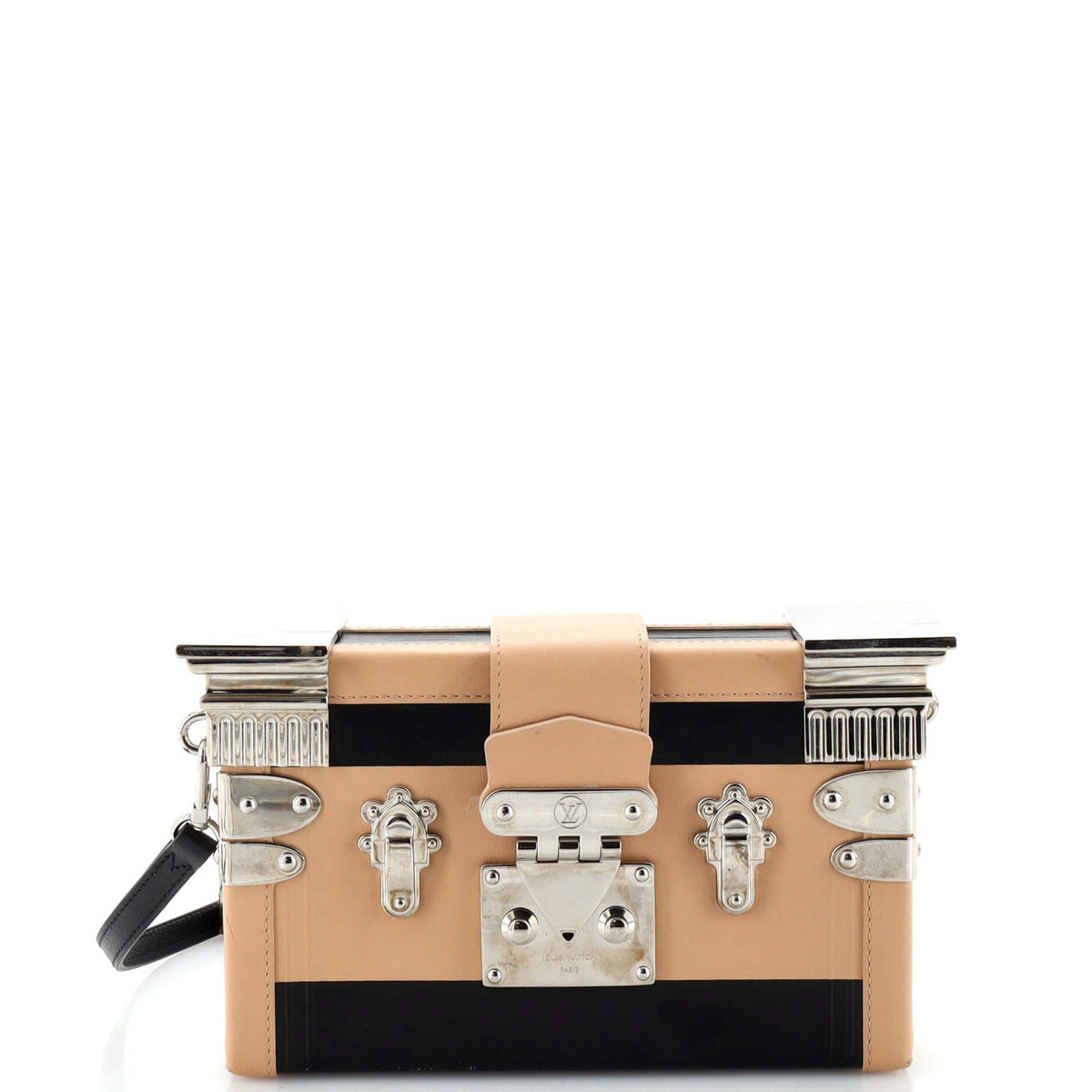 Louis Vuitton Temple Petite Malle Handbag Leather