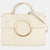 Beige Leather Chameleon Handbag