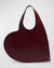 Heart Calf Leather Tote Bag