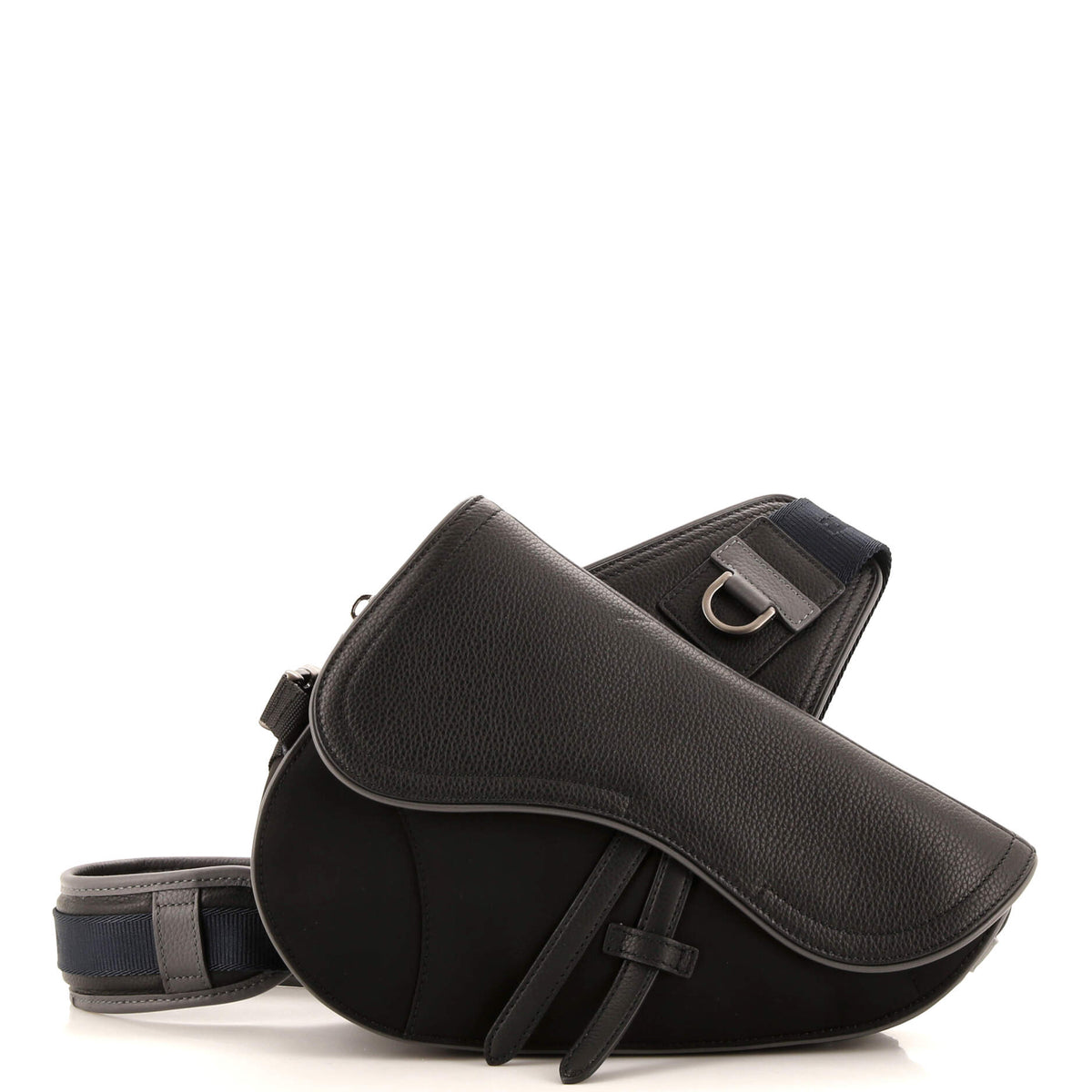 Christian Dior x Sacai Saddle Crossbody Bag Technical Fabric and Leather