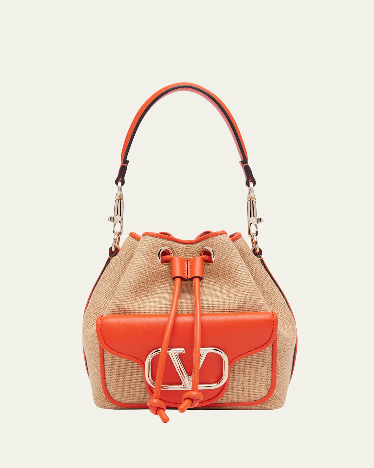 Valentino Loco Small Drawstring Bucket Bag