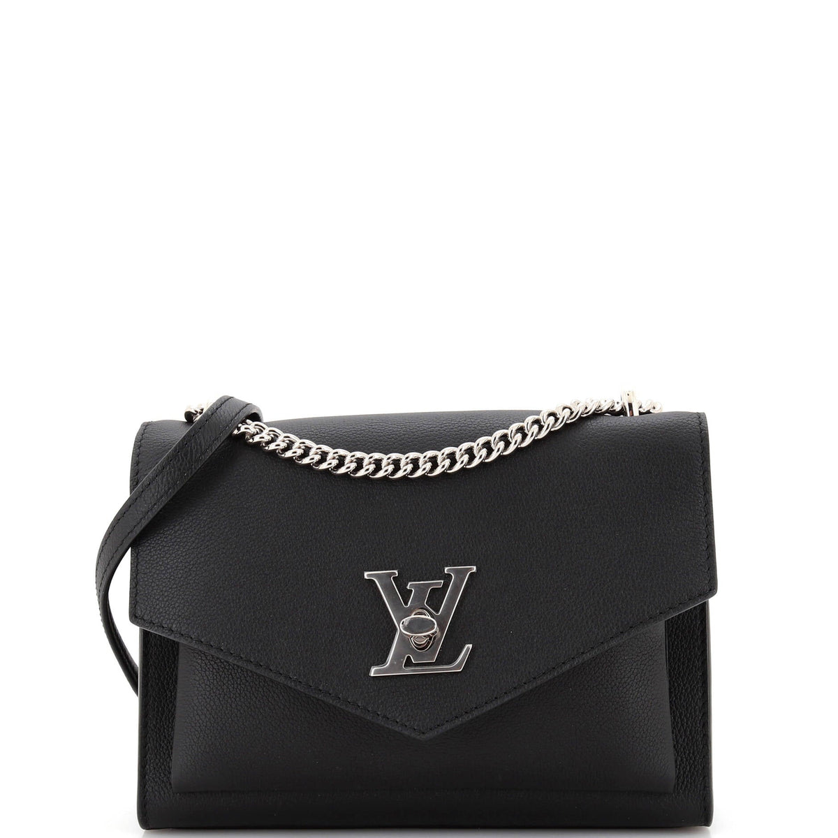 Louis Vuitton Mylockme Monochrome Handbag Leather BB