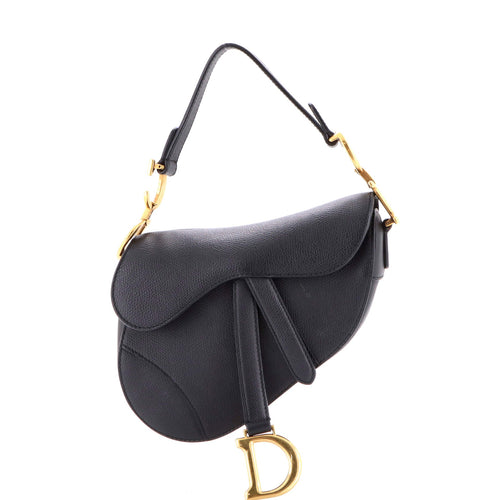Saddle Handbag Leather Mini