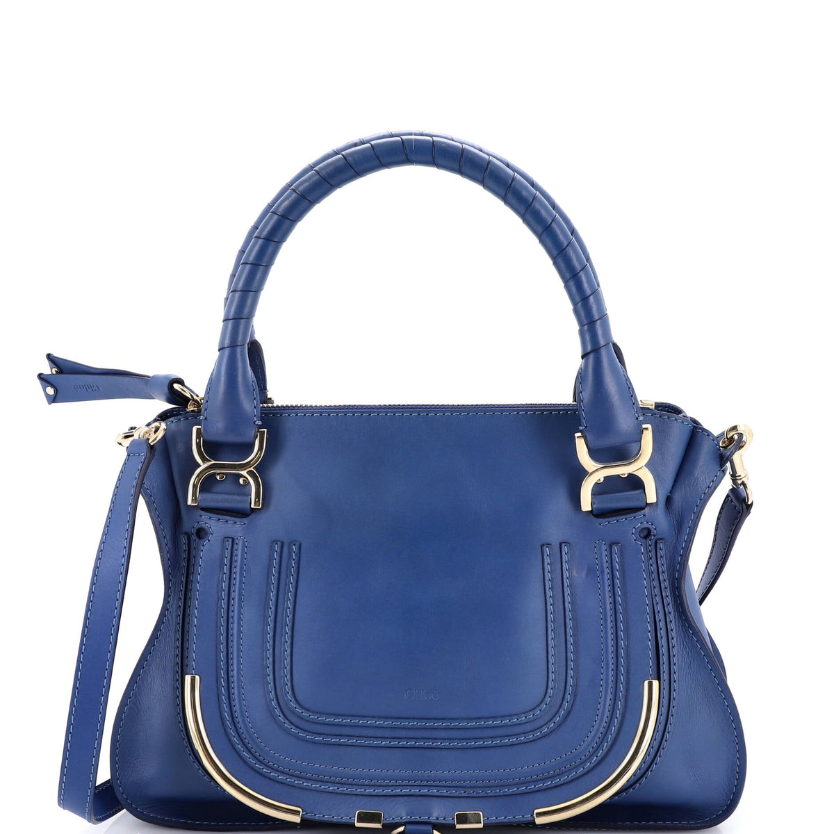 Chloe CHLOE Marcie Satchel Leather Medium